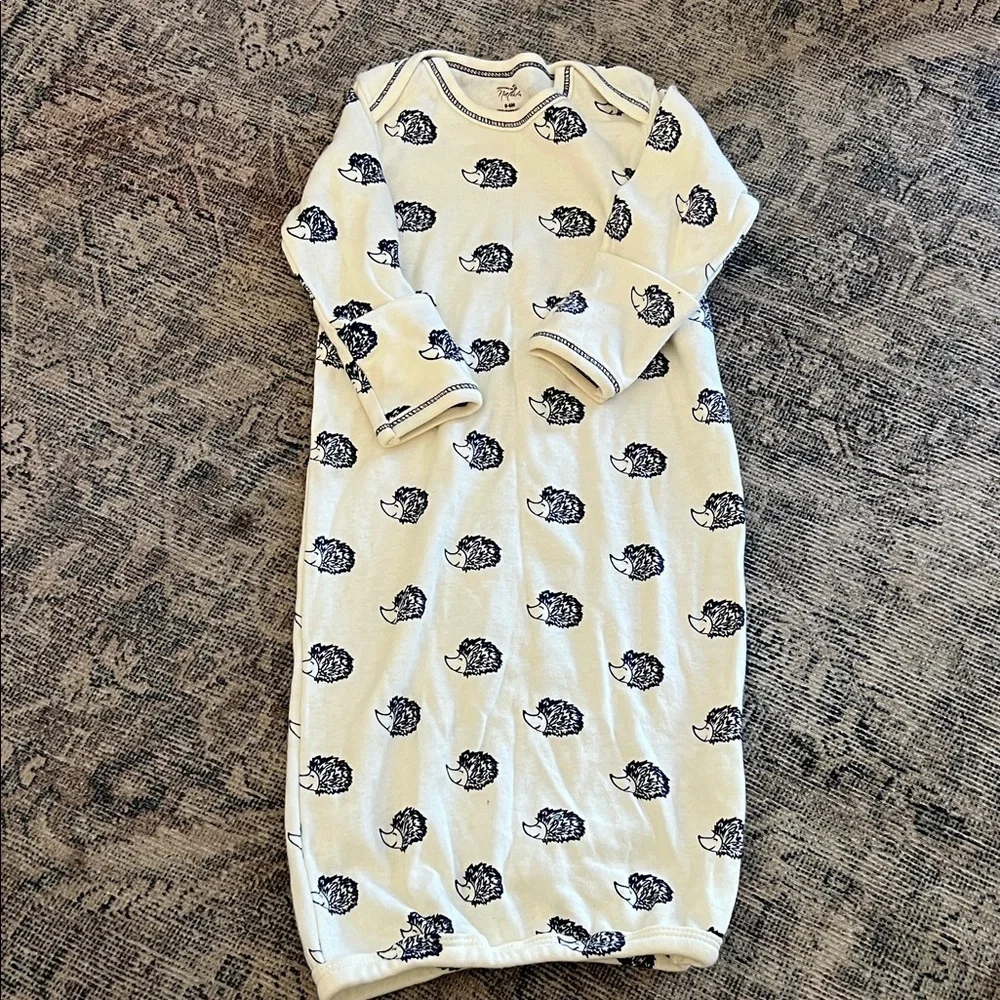 Cozy White‎ and Navy Kids Sleep Sack